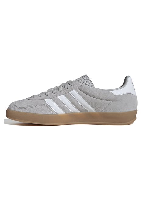 Adidas Gazelle Indoor Shoes Grey White Gum Unisex ADIDAS ORIGINALS | Sneakers | JQ0176-